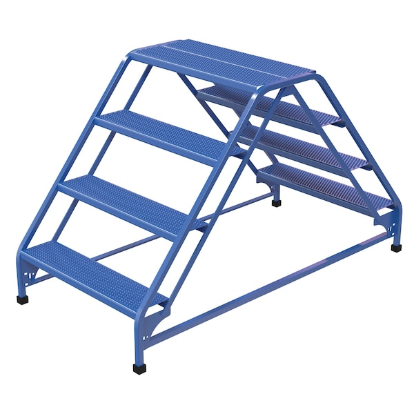 3.33 ft Perforated Steel Stepladder